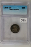 1976-CC Seated Liberty Dime 10 Cents