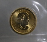 4 2015 Gold Canada 1/10oz Maple Leaf Coin $5