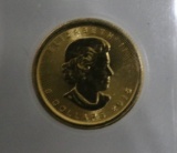 7 2015 Gold Canada 1/10oz Maple Leaf Coin $5