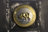 1.5 oz Silver Canada Polar Bear $8 Coin