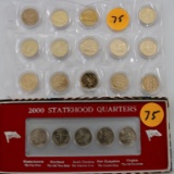 15 Gold Plated State Quarters