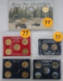 Colorized & Gold Plated 2004 & 2005 Nickels