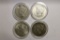 4- Silver Peace Dollar Coins
