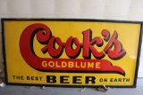 Cook's Gold Blume Beer Sign