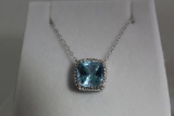 Blue Topaz Necklace