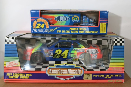 #24 Jeff Gordon Stock Car & Transporter