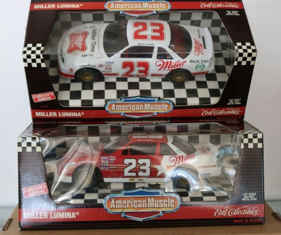 Two Ertl American Muscle Collectibles, 1:18 Scale Die Cast Banks