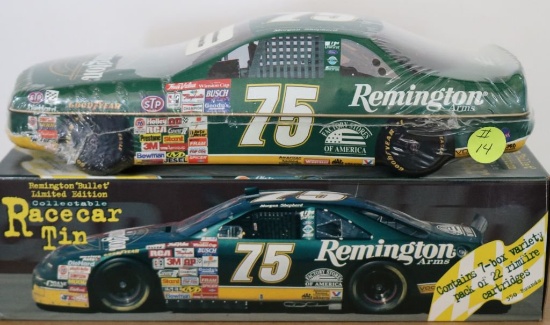 Remington "Bullet" Race Car Tin w/Ammo