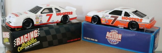 Two 1:24 Scale Stock Car Banks