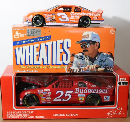 Two Die Cast Stock Cars