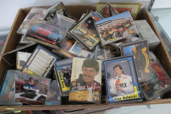 Flat of Nascar Collector Cards