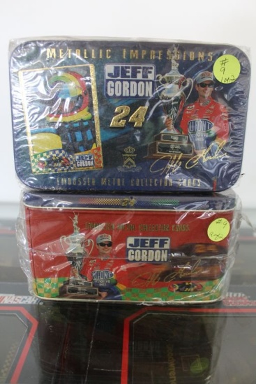 2 Sets, Metallic  Impressions Jeff Gordon Cards