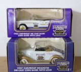 Two Brickyard 400 Inaugural Race Die cast Banks