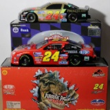 Three Jeff Gordon Die-Cast Stock Cars, 2 are Banks