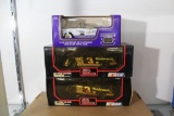 Three 1:24 Scale Die Cast Stock Cars