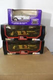 Three 1:24 Scale Die Cast Stock Cars