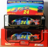 Three Jeff Gordon Die-Cast Stock Cars, 2 are Banks