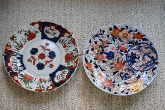 Two Antique China Plates