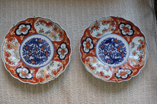 Two Matching China Plates