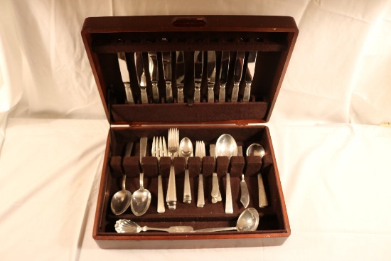 Boxed Set of Sterling Silver Flatware