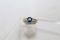 Genuine Sapphire Diamond Estate Ring