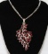 7 ct Genuine Garnet Estate Necklace