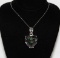 22 ct Mystic Topaz Sweet Heart Necklace