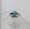 Blue Topaz Sweetheart Ring