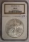 2004, MS69, Silver American Eagle Dollar Coin