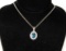 1.8 ct London Blue Topaz Necklace
