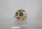 Genuine London Blue Topaz Dinner Ring