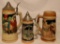 Two Ceramic Steins including Musical, and Beer Mug