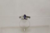 Tanzanite and Diamond Dinner Ring