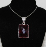 32 ct Ruby Necklace