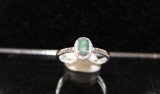 Emerald and Diamond Dinner Ring