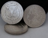 (4) Morgan Silver Dollars Miscellaneous Dates