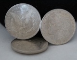 (4) Morgan Silver Dollars Miscellaneous Dates