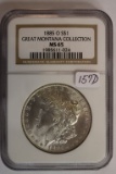 1885-O, MS65, Silver Morgan Dollar Coin