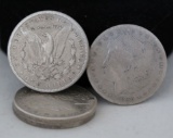 (4) Morgan Silver Dollars Miscellaneous Dates