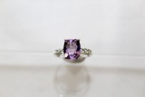 3 ct Amethyst Estate Ring