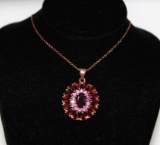 5.88 ct Garnet Necklace