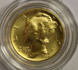 2016 Gold Mercury Dime Centennial Coin