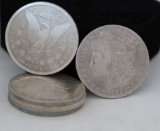 (5) Morgan Silver Dollars Miscellaneous Dates