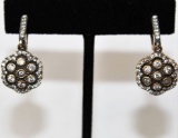 White Sapphire Earrings