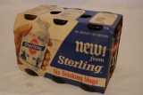 A Sterling Beer Six Pack Cardboard Carrier