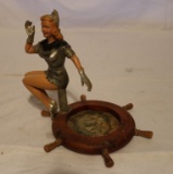 A Sterling Belle Figural Ash Tray