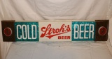 A Stroh's Beer Plastic Sign