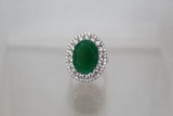 8 ct Emerald Estate Ring