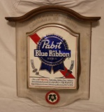 A Pabst Blue Ribbon Sign
