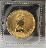 1986 Maple Leaf $5.00 Gold Coin